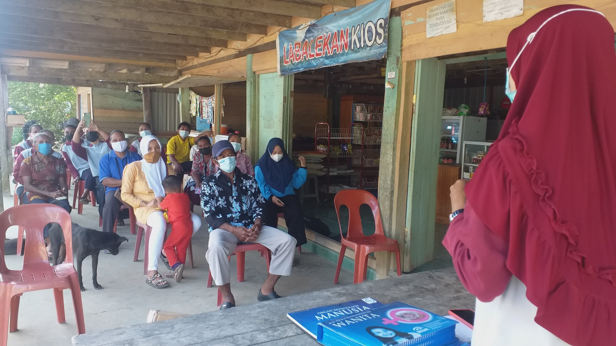 Pertemuan Kelompok Kegiatan ( POKTAN ) Orientasi teknis Materi Bina Keluarga Lansia di Kampung KB Lourdes Desa Sungai Limau